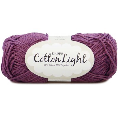 Drops Cotton Light 24 grape – Zboží Mobilmania