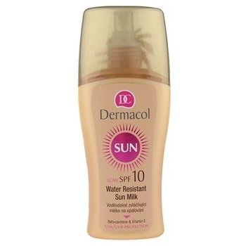 Dermacol Sun Milk voděodolné mléko na opalování spray SPF10 200 ml