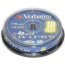 Verbatim DVD+RW 4,7GB 4x, SERL, spindle, 10ks (43488)