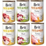 Brit Dog Paté & Meat Mix pack 6 x 400 g – Hledejceny.cz