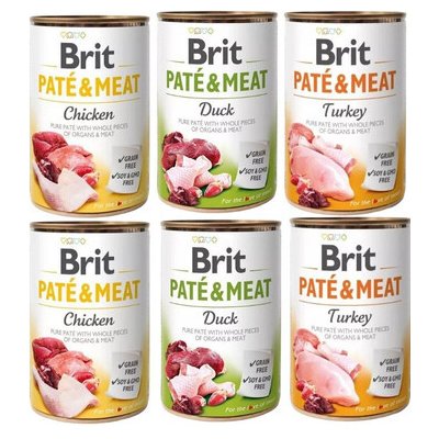 Brit Paté & Meat Dog Mix 6 x 400 g
