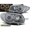 Přední světlomet PŘEDNÍ SVĚTLA BMW 1 E87, E81, 2004-2007, ANGEL EYES, CHROM