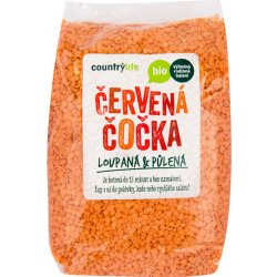 Country Life Čočka červená půlená Bio 1 kg