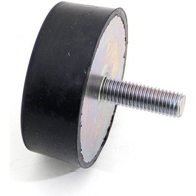 Gumový doraz se šroubem (M12x37) FLOMA KK10 - průměr 7,5 cm, výška 2,8 cm – Sleviste.cz