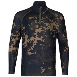 Korda triko Kool UPF Zip Jersey Dark Kamo