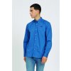 Pánská Košile La Martina man shirt L/S Fancy popeline modrá