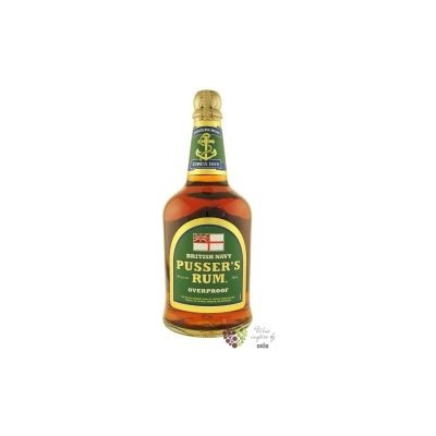 Pusser´s British navy „ Green ” overproof rum of Virginia Islands 75,5% vol. 0.70 l