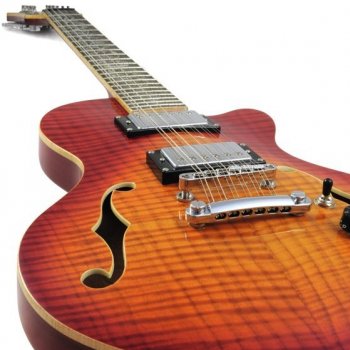 Dimavery LP-612 E-Guitar flamed