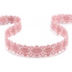 Krajka paličkovaná 12mm - růžová -1m – Zboží Dáma