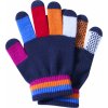 Jezdecká rukavice ELT dětské veselé rukavice Magic Grippy Trend Modré