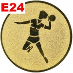 Emblém E24 HÁZENKÁŘKA umístění na sportovní pohár nebo medaili 50 mm – Zbozi.Blesk.cz