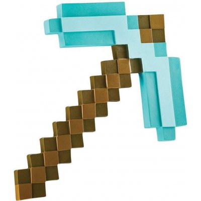 Curepink plastová replika krumpáče Minecraft Diamond Pickaxe 40 x 29 x 2 cm plast DSG65685 – Zboží Mobilmania