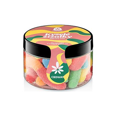 CBD WAY Kyselé žížalky 250 mg 100 g – Hledejceny.cz