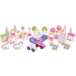 Bigjigs Rail Příslušenství k vláčkodráze pro princezny 28 dílů – Zboží Dáma
