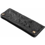 Angelo kožené puzdro na tabak čierny ornament – Zboží Dáma
