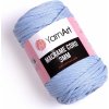 Příze Pletací / háčkovací příze YarnArt MACRAME CORD 3mm 760 světle modrá, jednobarevná 250g/85m