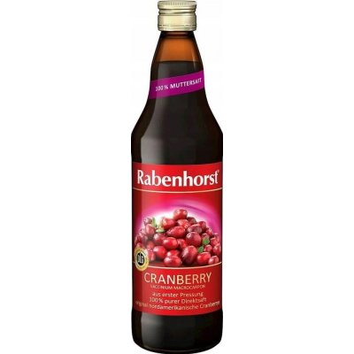 Rabenhorst Šťáva brusinková 100% 0,75 l – Hledejceny.cz