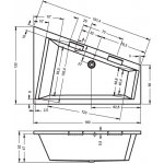 Riho DOPPIO 180 x 130 cm BA9100500000000 – Hledejceny.cz