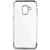 Pouzdro a kryt na mobilní telefon Samsung Pouzdro Plating soft TPU Samsung G950 S8 stříbrné