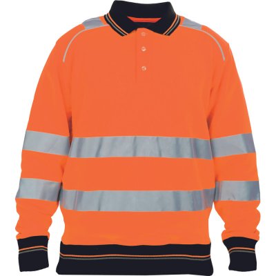 Cerva KNOXFIELD HI-VIS Reflexní polo mikina oranžová 0306007190000 – Zboží Mobilmania