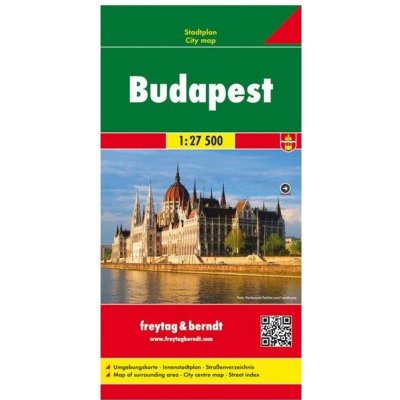 Budapešť mapa 1:27 500 – Zboží Mobilmania