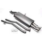 TA Technix sportovní výfuk BMW 3 E30 320i / 325i kromě M-Technic, 2x 76 mm DTM zahnutá nerezová koncovka bez pertlu – Hledejceny.cz