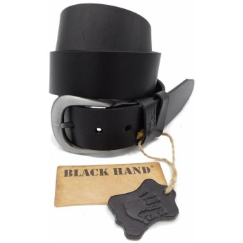 Black Hand kožený pásek 001-98 černý