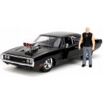 Jada Rychle a zběsile 1970 Dodge Charger + figurka Dominic Toretto kovová 1:24 – Zboží Dáma