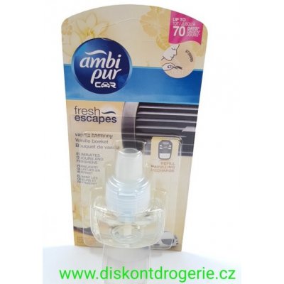 Ambi Pur Car Vanilla Bouquet náhradní náplň 7 ml – Zboží Mobilmania