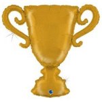 Pohár zlatý 33 84 cm fóliový balónek – Zboží Dáma