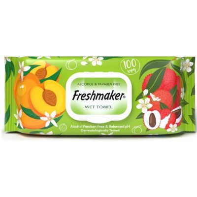 Freshmaker vlhčené ubrousky s ovocnou vůní 100 ks Grep, jablko – Zboží Dáma