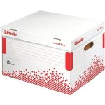 ESSELTE Speedbox 39.2 x 30.1 x 33,4 cm, bílo-červená – Zboží Živě
