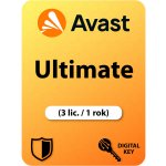 AVAST ULTIMATE 3 lic. 1 rok (AVUEN12EXXA003) – Sleviste.cz