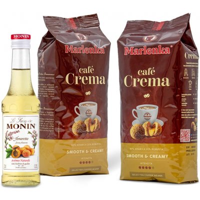 MARLENKA café Crema 2 x 0,5 kg – Zbozi.Blesk.cz