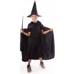 RAPPA plášť černý s kloboukem čarodějnice/Halloween – Zboží Dáma