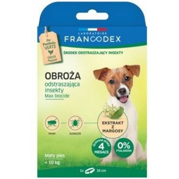 Francodex Obojek proti blechám pro malé psy do 10 kg 35 cm