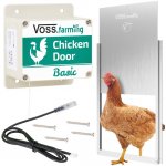 VOSS Automatická dvířka do kurniku XXl set posuvné dveře, hliník 300x400mm – Hledejceny.cz