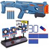 Nerf Elite 2.0 Tetrad QS-4 F5026 + elektronický terč + 30 šipek