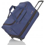 Travelite Basics Wheeled duffle L Navy/orange 98 l – Zboží Mobilmania