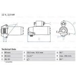 Startér BOSCH 0 986 021 810 | Zboží Auto