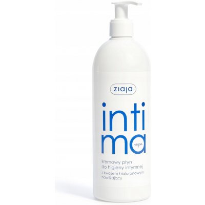 Ziaja Intimate Creamy Wash With Hyaluronic Acid hydratační krémová hygiena pro zklidnění a ochranu 500 ml – Zboží Dáma