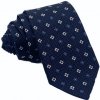 Kravata Modrá kravata Blažek Flower