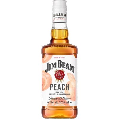 Jim Beam Peach Spirit Drink 32,5% 0,7 l (holá láhev) – Hledejceny.cz