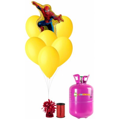 HeliumKing Hélium párty set Spiderman žltý – Hledejceny.cz