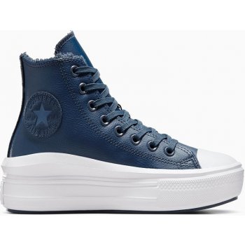 Converse Chuck Taylor All Star Move Platform Warm Winter Hi A06781/Navy/White/Navy