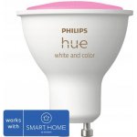 Philips Hue 8719514339880 LED žárovka 1x5W GU10 350lm 2000-6500K Bluetooth, stmívatelná, White and Color Ambiance, bílá – Sleviste.cz