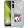 Pouzdro a kryt na mobilní telefon Samsung Head Case Samsung Galaxy A25 5G ZNAK LIVERPOOL FC OFFICIAL GEOMETRIC WHITE