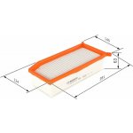 Vzduchový filtr BOSCH F 026 400 343 – Hledejceny.cz