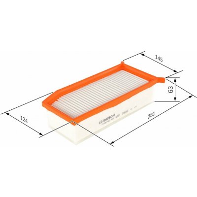 Vzduchový filtr BOSCH F 026 400 343 – Hledejceny.cz