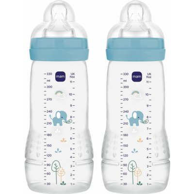 MAM Easy Active Baby Bottle dětská láhev Blue 2 x 330 ml – Hledejceny.cz